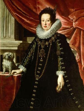 Justus Sustermans Anna of Medici, wife of archduke Ferdinand Charles of Austria Norge oil painting art